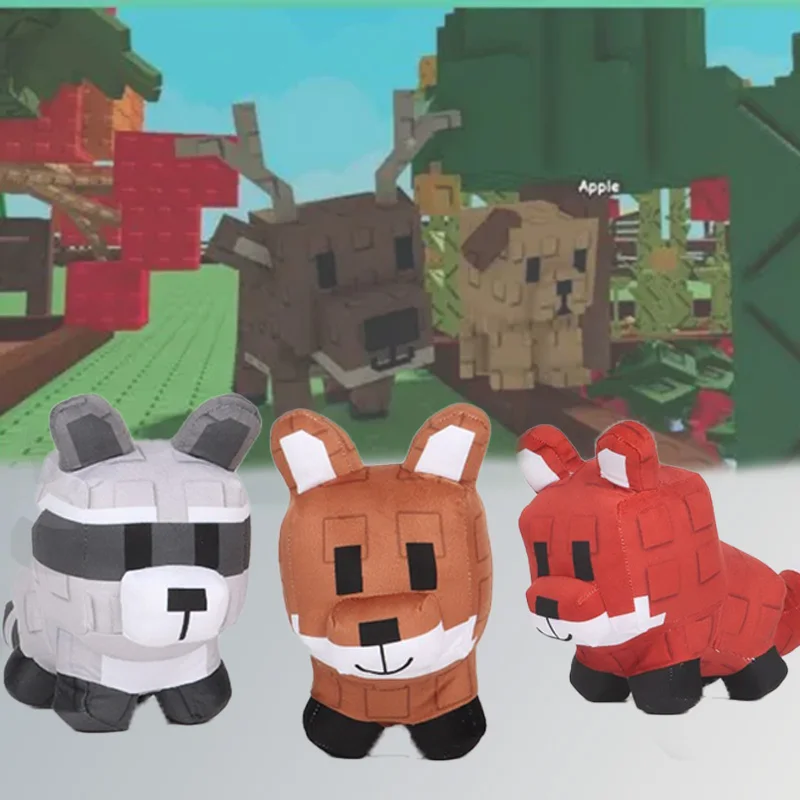 

Hot 25cm Grow A Garden Game Plush Toy Grow A Garden Raccoon Plush Grow Garden Plush Pets Foxs Christmas Children's Birthday Gift