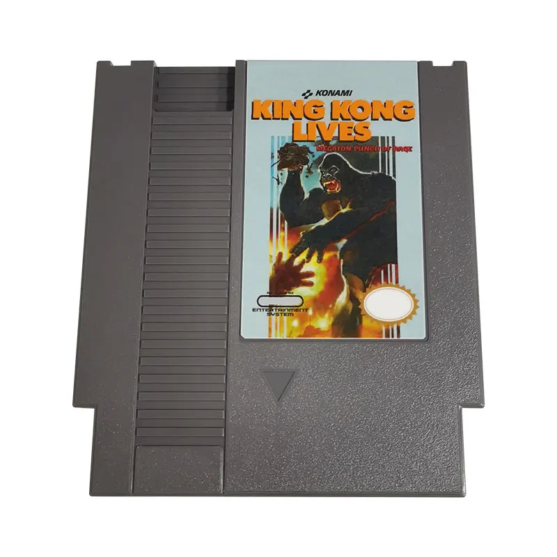 KingKong Lives -  Megaton Punch Of Rage-Game Cartridge For NES Console 72 Pins 8bit Single card