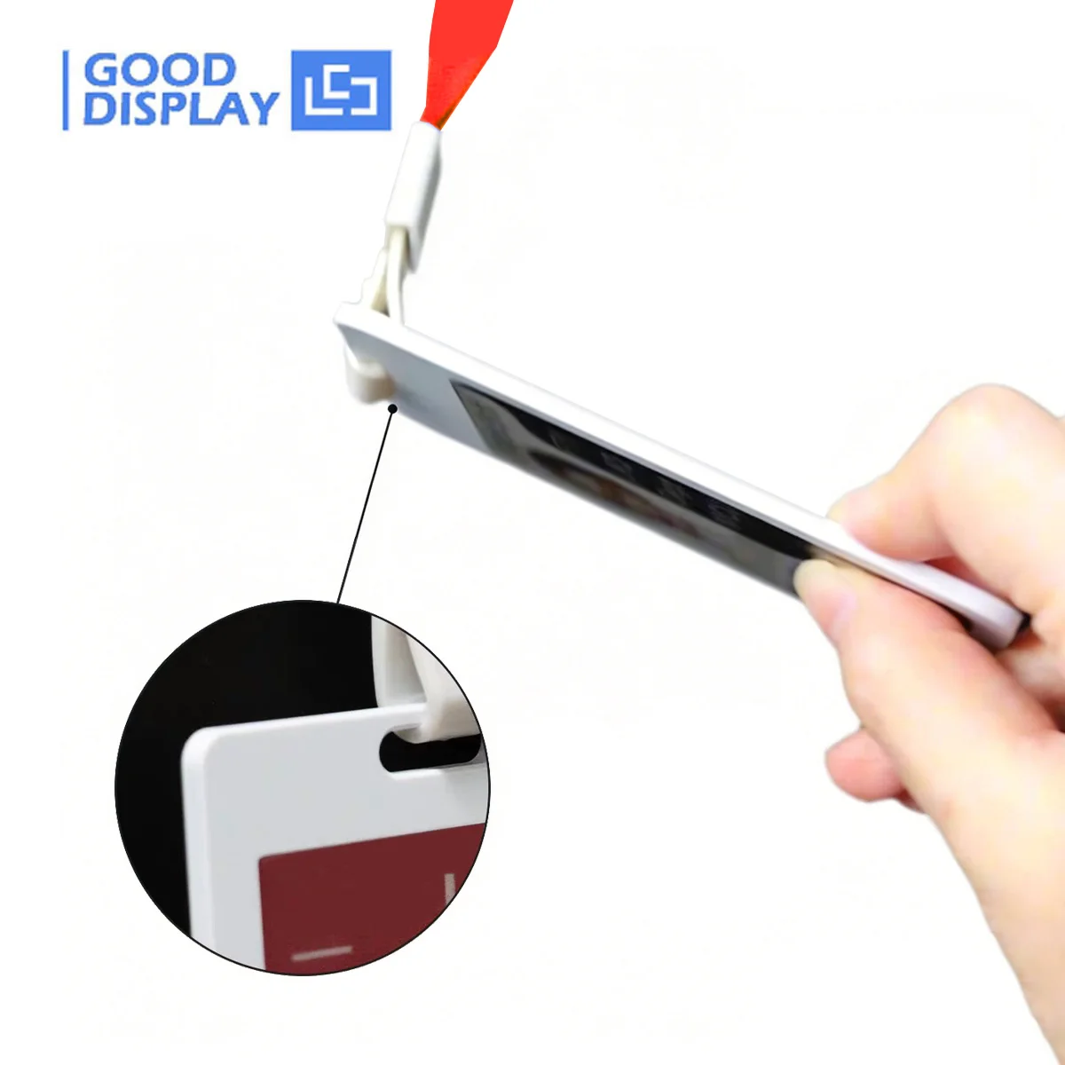 GooDisplay 3.7'' Smart Customizable E-Ink Badge NFC Digital ID Card Waterproof for Business Events Conference 1M+ Updates view 5