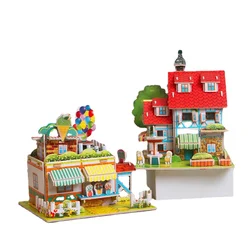 Paper 3D Puzzle DIY Handmade Assembled Building Model Educational Toys Kindergarden Children's Prizes Gifts Educational Toys