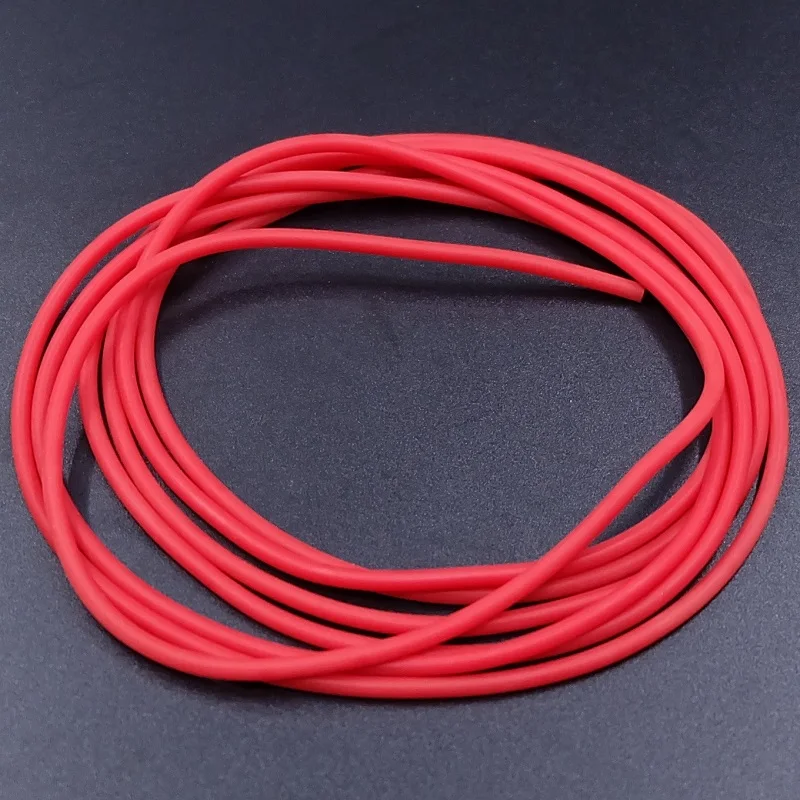 Natural Latex Tensile Rubber Hoses 2 3 4 5 6mm Solid Stretch Tension Rope High Resilient Elastic Tube Hunting Slingshot Catapult