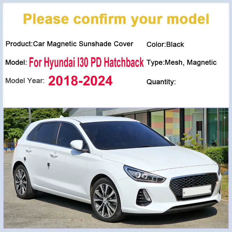 

Автозапчасть для Hyundai i30 2018: Комплект обвесов PD 2019-2024, магнитный солнцезащитный козырек для автомобиля, защита от УФ-излучения и обеспечение конфиденциальности