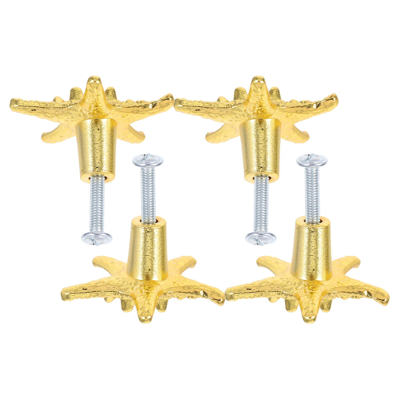 

4Pcs Star Shaped Drawer Pulls Stylish Modern Cabinet Handles Comfortable Grip Furniture Hardware Home Decor Cabinet Handles