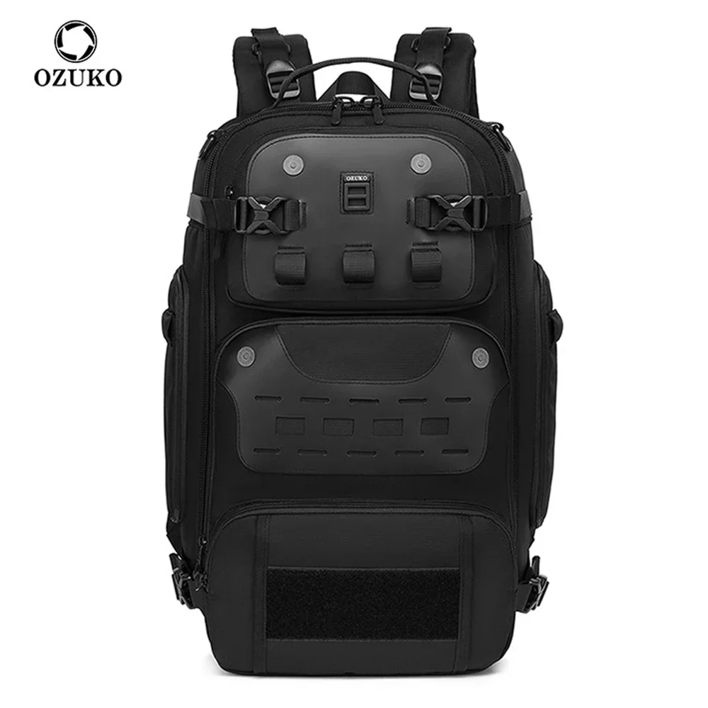 

Ozuko 20inch Men Backpack Outdoor Travel Pack Male Luggage Multifunctional Backpack Large Waterproof 15.6Laptop Men Bag Mochila