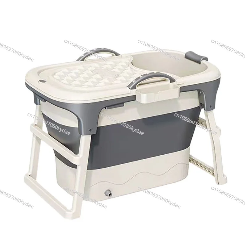 Bath Bucket Folding Adult Household Super Cost-effective Bath Tub Free Installation Adult Full Body Plastic Bathtub