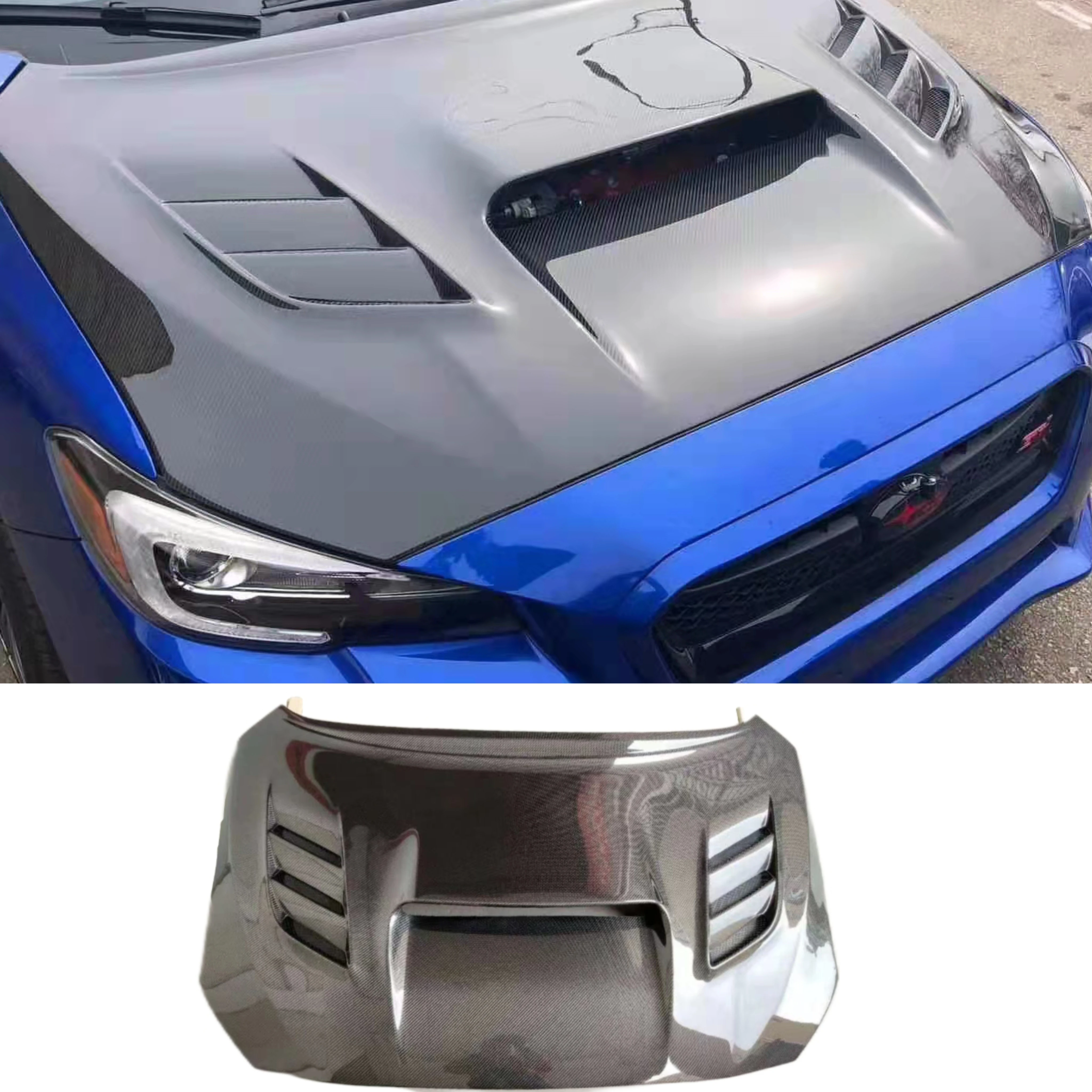 STI Dry Carbon Hood WRX GEN11 Car Parts For Bonnnet For SUBARU