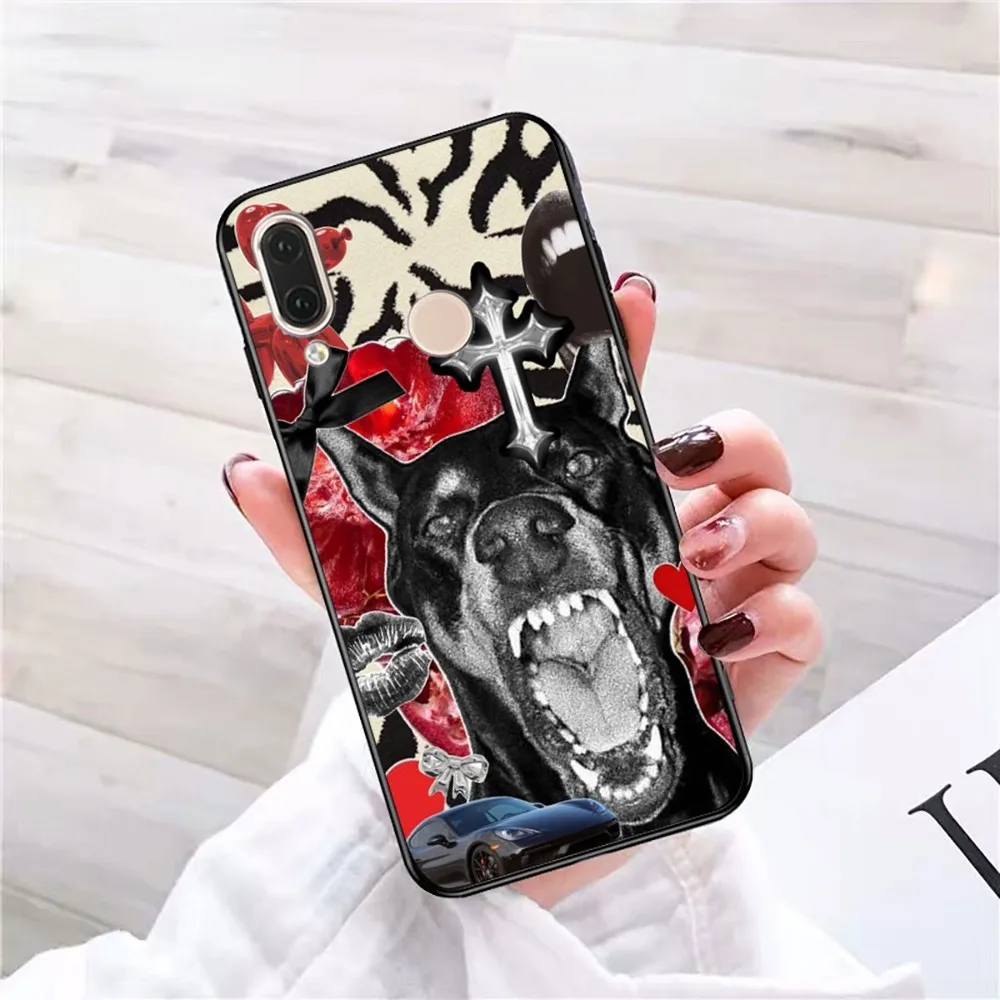 Animal Dachshund Doberman dog Phone Case For Redmi 5 6 7 8 9 10 plus pro 6 7 8 9 A GO K20 K30 K40 pro plus F3 Fundas