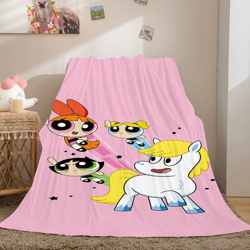 

Nap Blanket Sofa The A-Powerpuffs Girls Microfiber Bedding King Size Warm Winter Fluffy Soft Blankets Knee Bed Fleece Camping