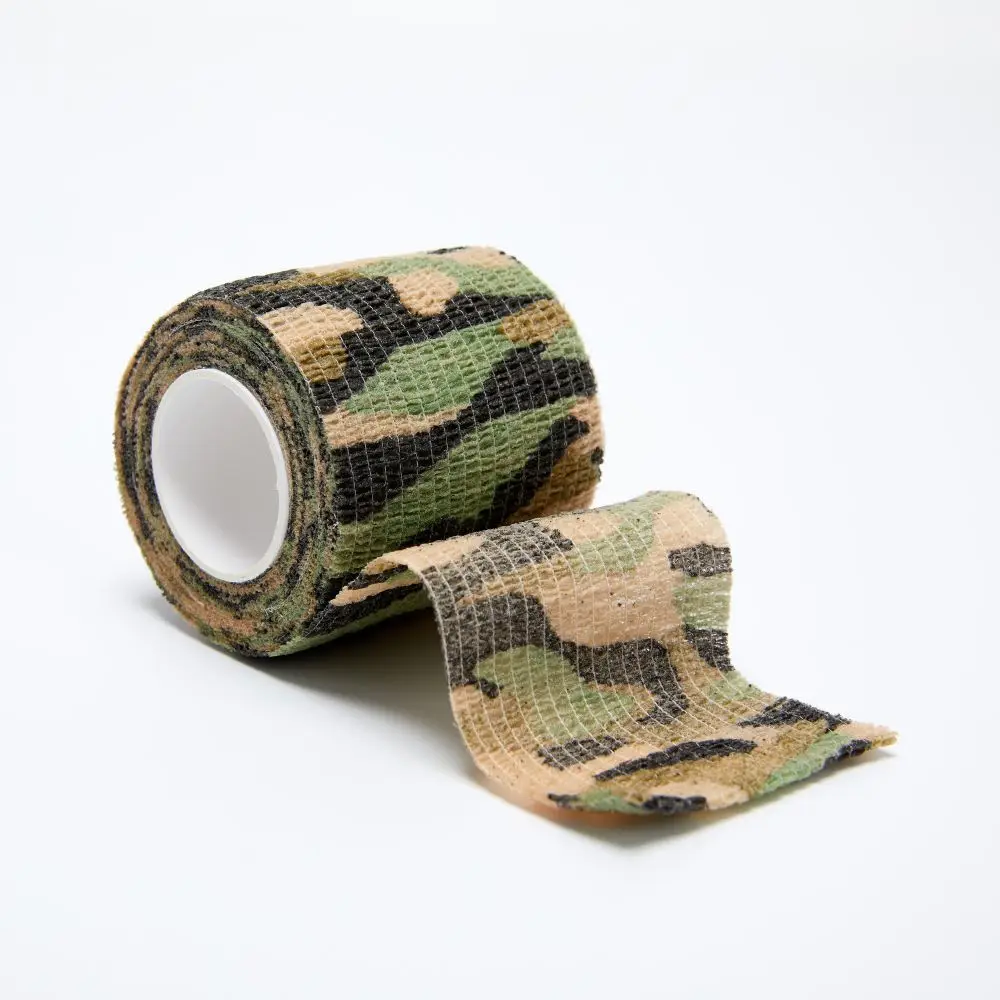 Elastic Wrap Tape Army Adhesive Outdoor Hunting Camouflage Stealth Tape Waterproof Wrap Durable Self Adhesive Elastic Bandage