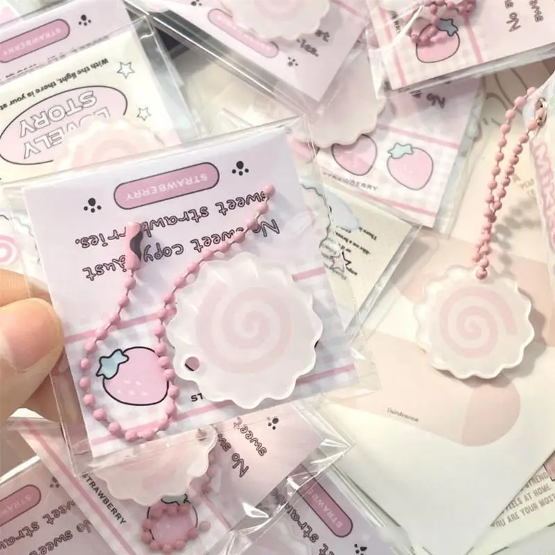 

L21E Pink Squid Roll Keychain Sweet Hanging Ornament Keyring Lovely Pendant
