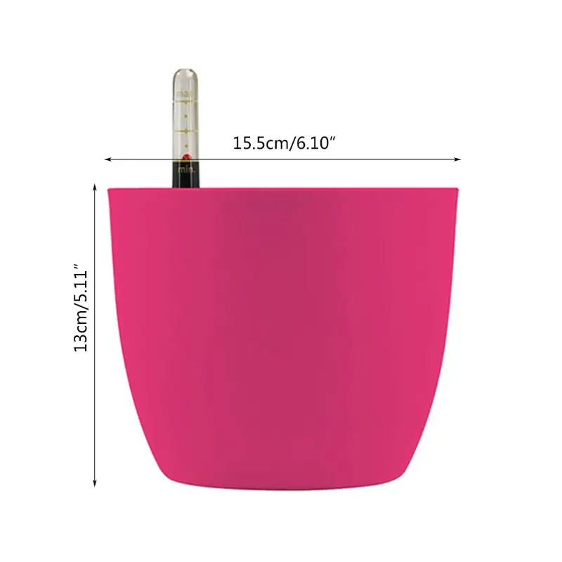 f92b pp 6x5'''later Watering Planders Flower Pots ในร่มพร้อมตัวบ่งชี้ระดับน้ำสวนที่ทันสมัยตกแต่ง Planter Pot สำหรับทุกคน