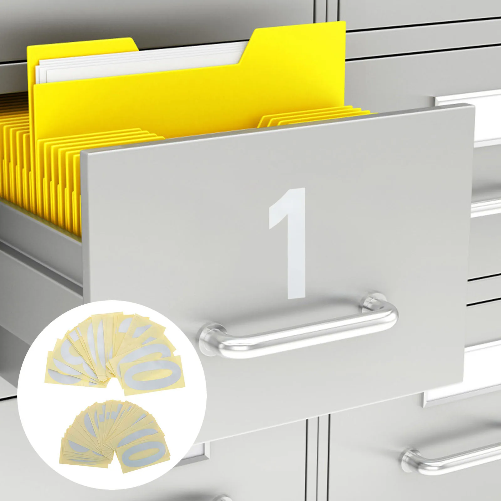 

5Sets Reflective Mailbox Numbers Stickers Durable Self-Adhesive for Night Visibility Mailbox Numbers for Outside