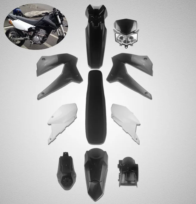 

Motorcycle Fairing Cowl Body Kit For Kawasaki KLX250 KLX250S D-Tracker X 250 KLX250SF Headlight Tank Seat s Side Covers