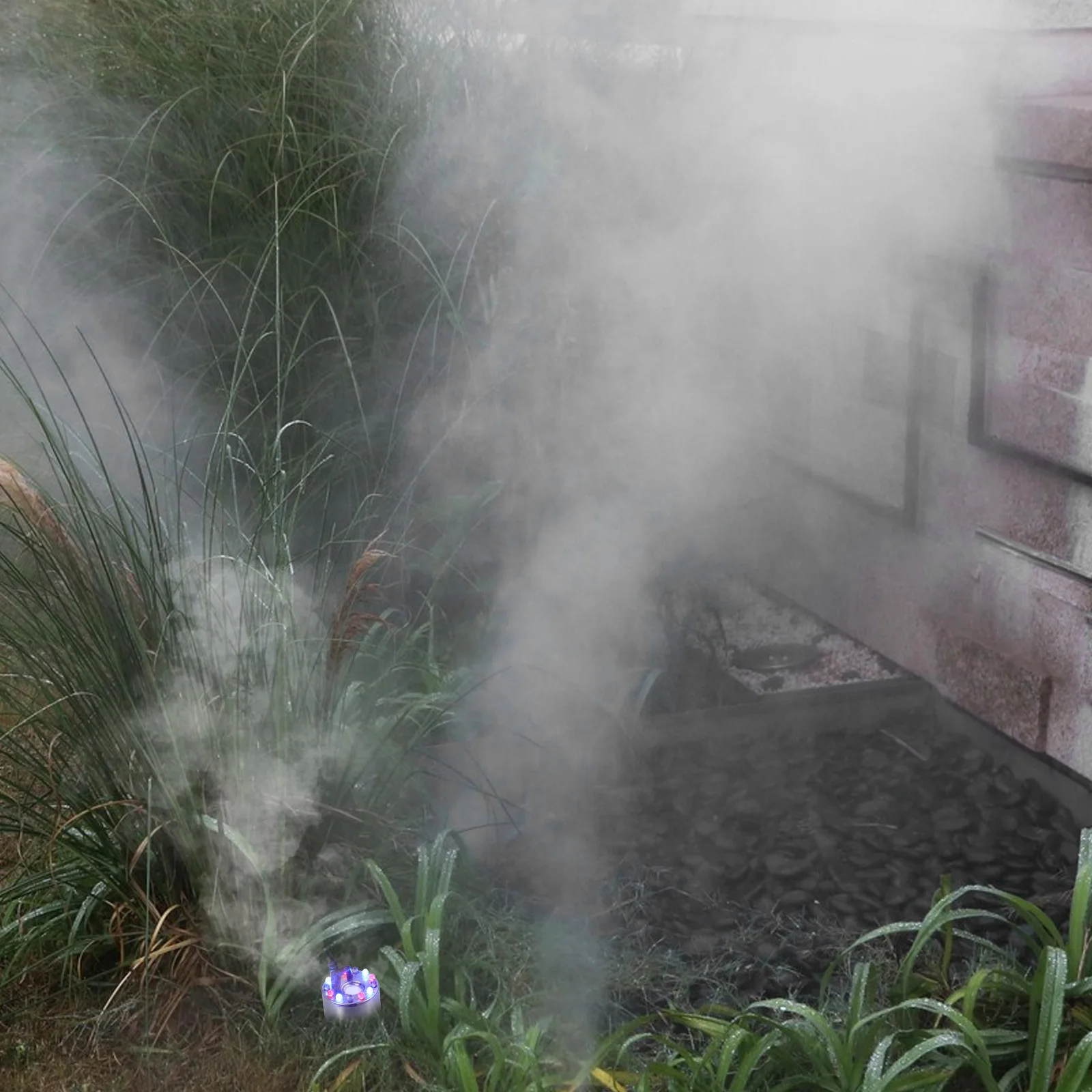 

12 Colorful Film Maker Humidifier Ultrasonic Mist Mist Fogger Maker Fogger Water Tank Pond Filter Bad Smell Removal