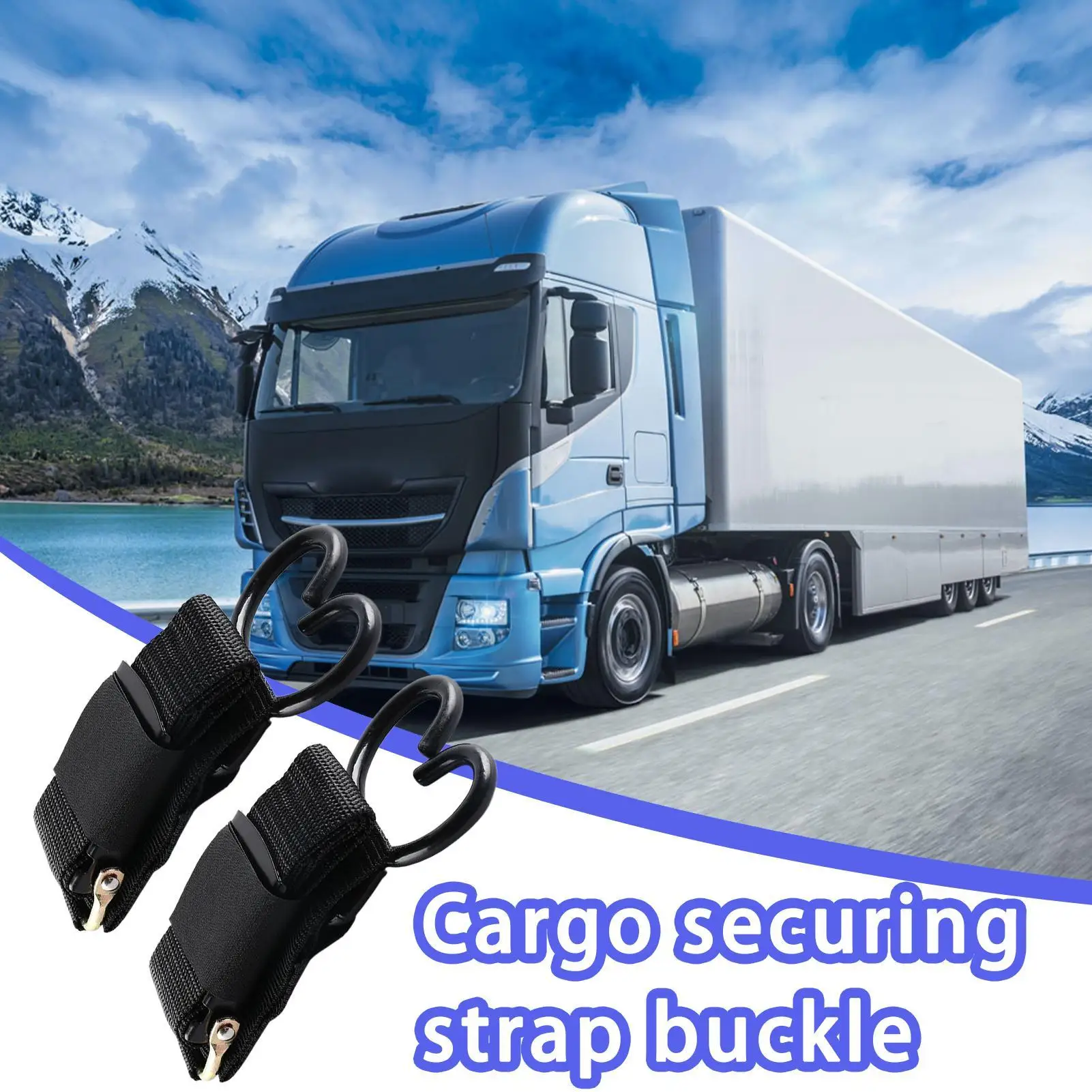 Ratchet Tie Down Straps Heavy Duty Ratcheting Belt Cargo Luggage Belt For Trailer Truck Motorcycle Kayak Roof Rack Camping