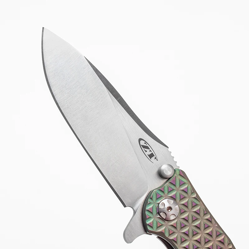 Chung kui fez zt0562 facas dobráveis personalizadas alça completa ti m390 faca tática de bolso edc equipamento ao ar livre ferramentas sobrevivência