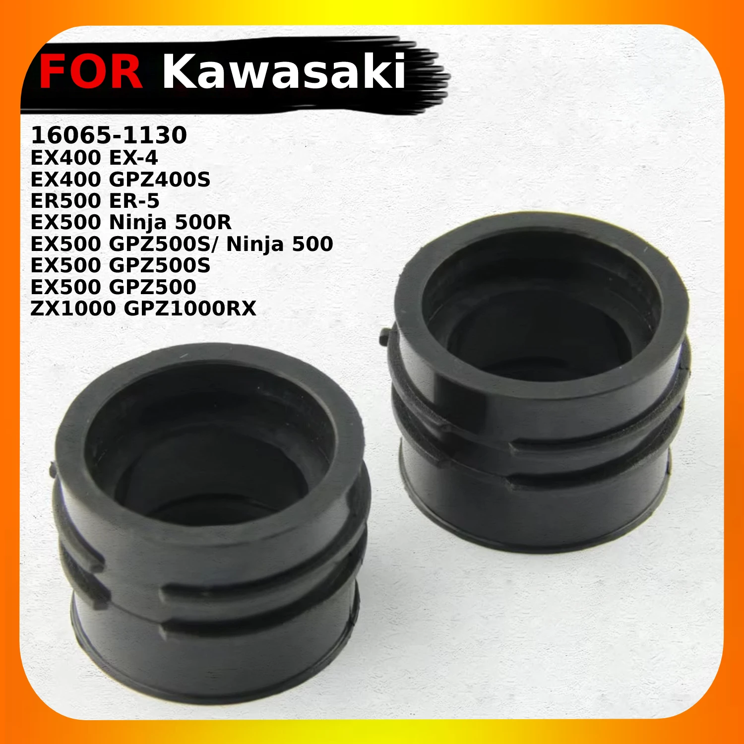

Motorcycle Carburetor Intake Manifold For Kawasaki EX400 EX-4 GPZ400S ER500 ER-5 EX500 Ninja 500R GPZ500S 500 ZX1000 GPZ1000RX