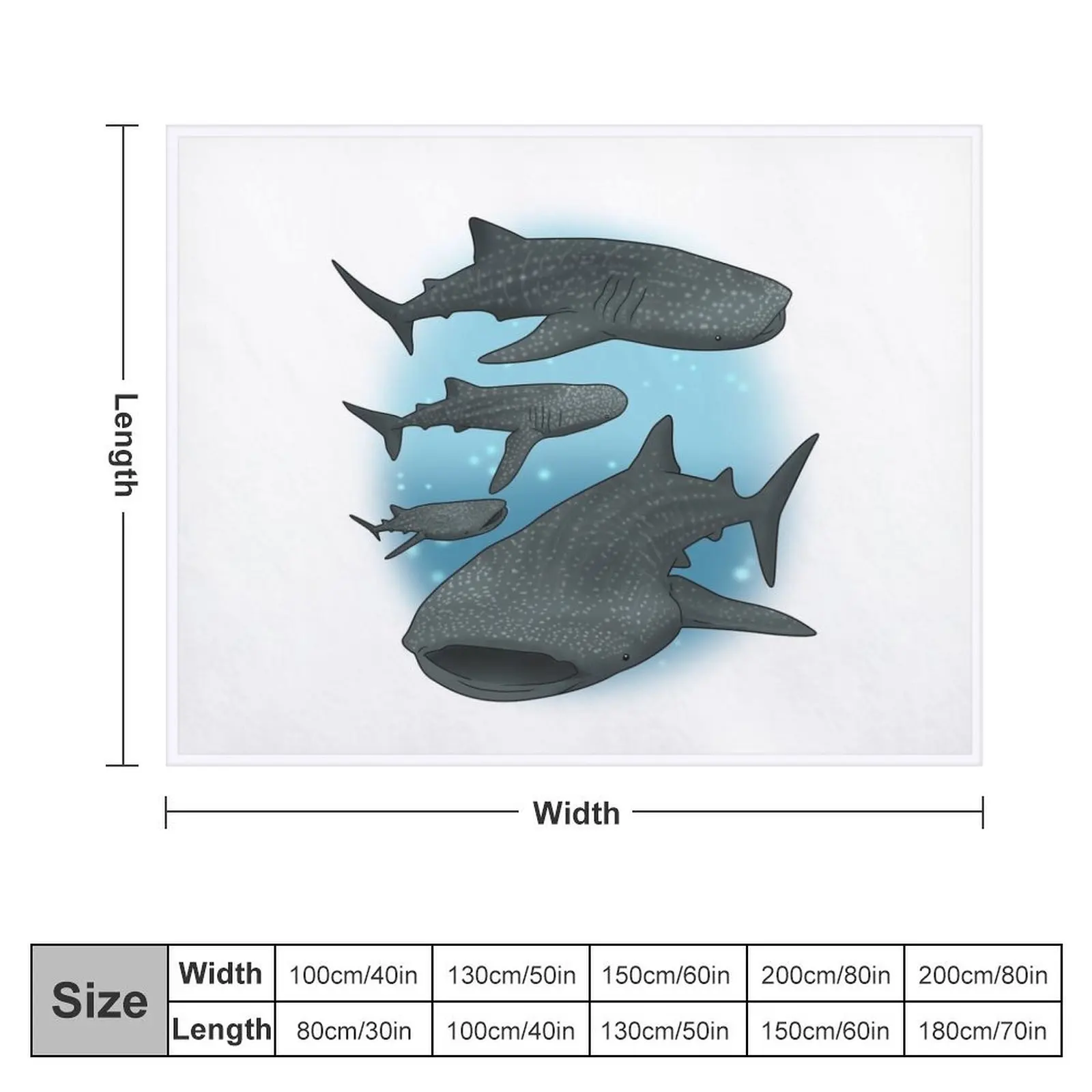 Snorkeling Whale Shark Gift Save The Whales Throw Blanket halloween Decoratives Camping Baby Blankets