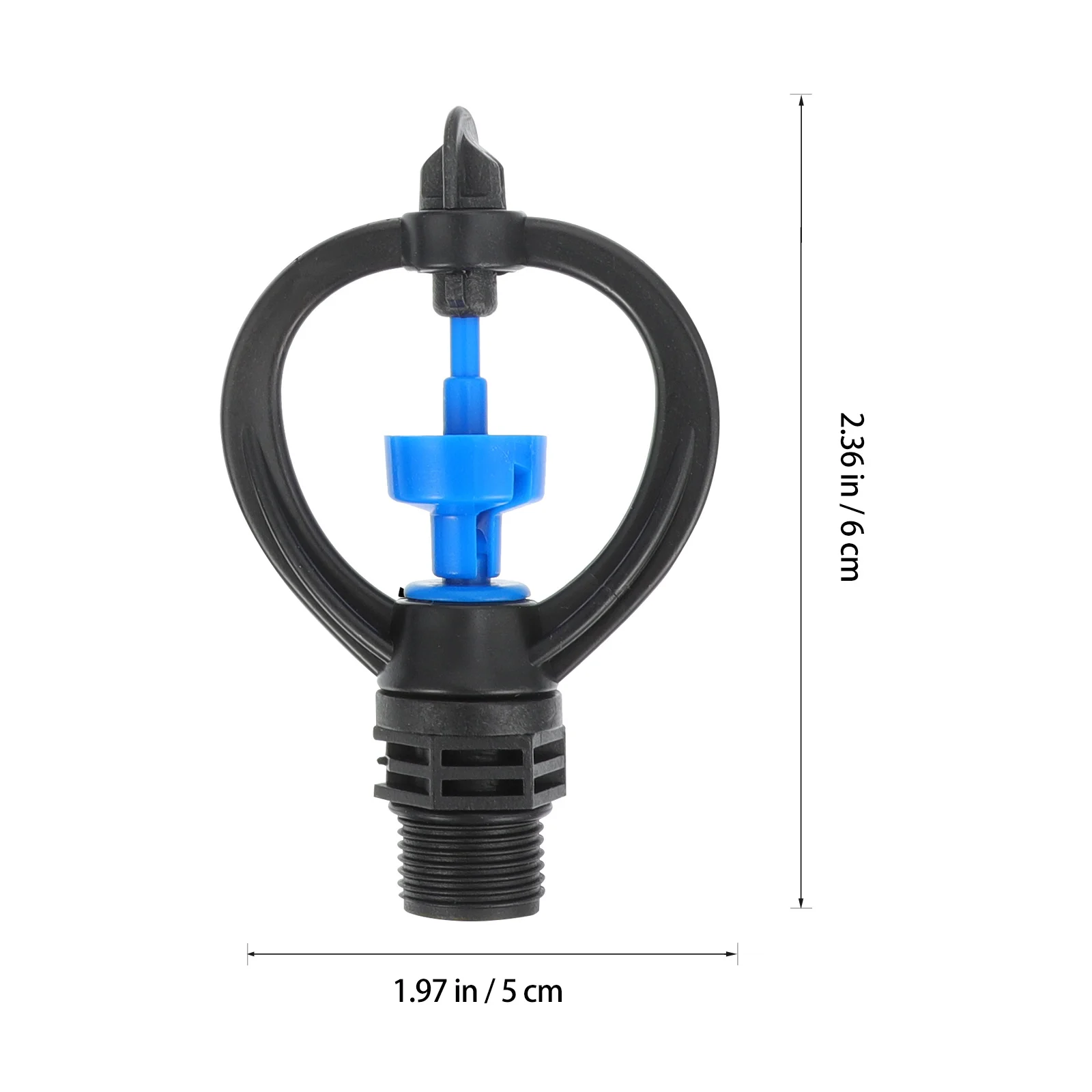 หัวฉีดน้ำรดต้นไม้แบบหมุนได้ 360 องศา 10 ชิ้น สำหรับรดน้ำสนามหญ้า เครื่องมือรดน้ำในเรือนกระจก หัวฉีดน้ำรดต้นไม้ในสวน