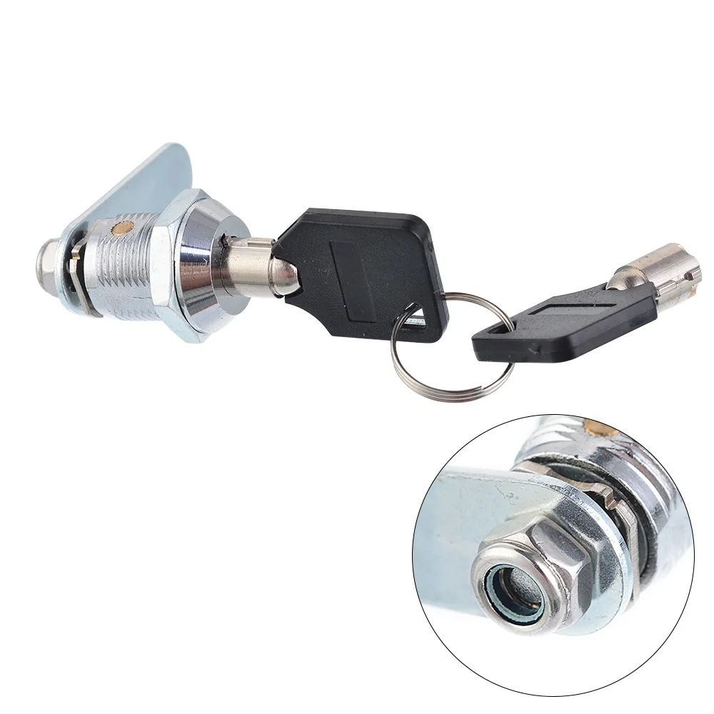Serrures cylindriques pour porte d'armoire, boîte aux lettres, cadenas, tiroir, placard, boîte, serrure avec 2 clés pour quincaillerie de meubles, 16mm, 20mm, 25mm, 30mm