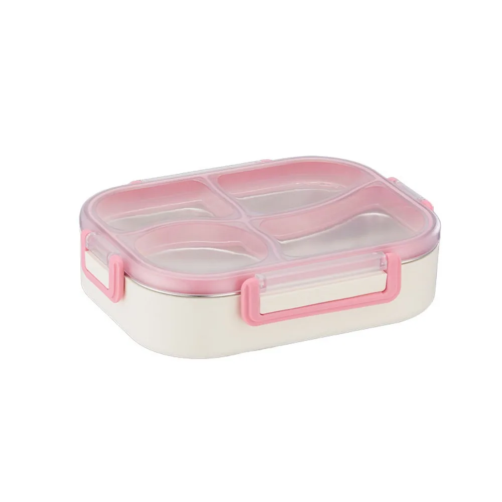 

Ланч-бокс из нержавеющей стали 900/1400 мл, разделенный съемный изолированный ланч-бокс, большой вместительный прямоугольный контейнер для хранения продуктов питания