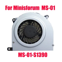Replacement MINI PC CPU Fan For Minisforum MS-01 MS-01-AU MS-01-S1390 MS-01-S1260 DC12V 0.40A 4PIN Fan One