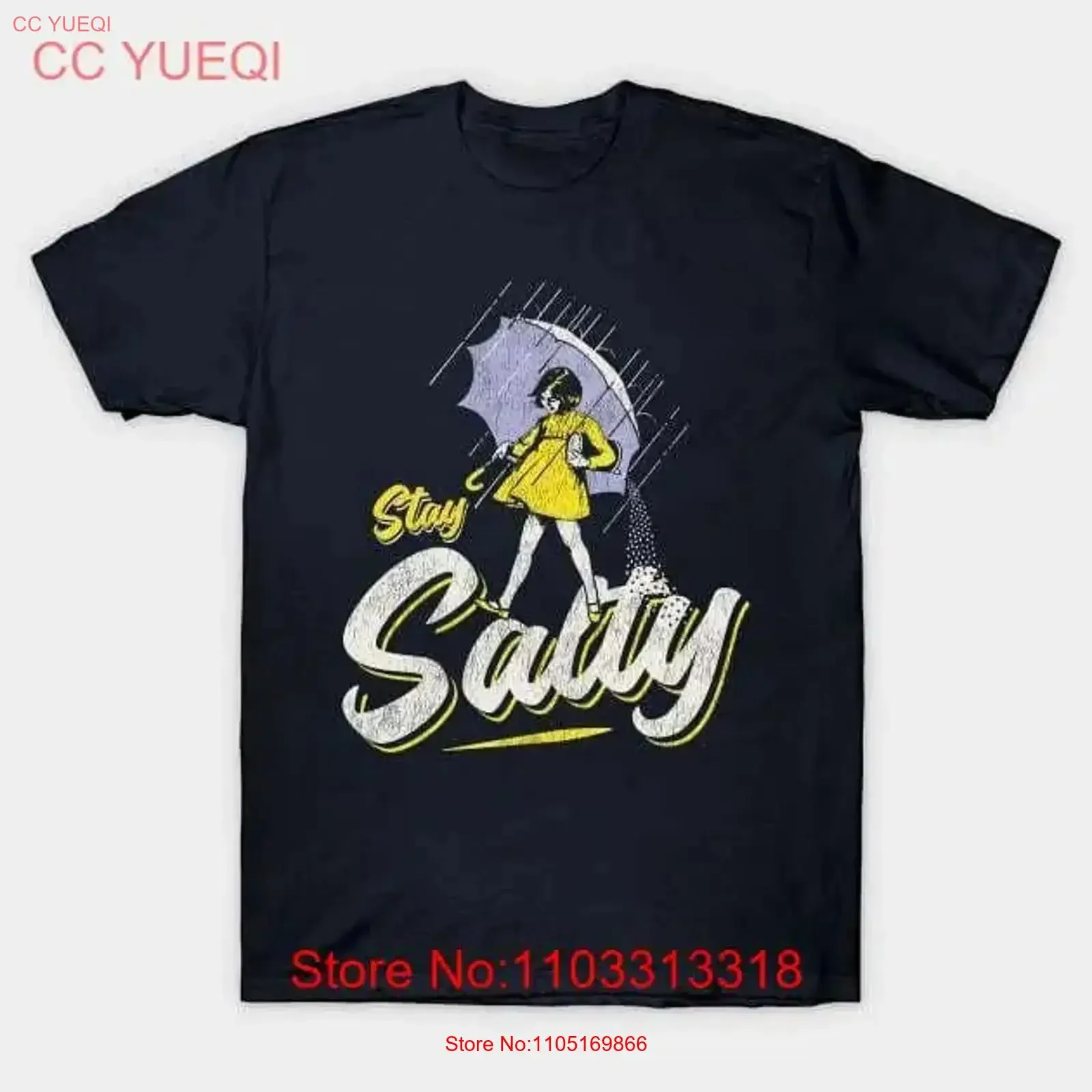 Stay Salty Girlfriend Worn Dks Made in Australia T Shirt S 5XL vintage Washed graphic Unisex designer clothes Casual Breathable