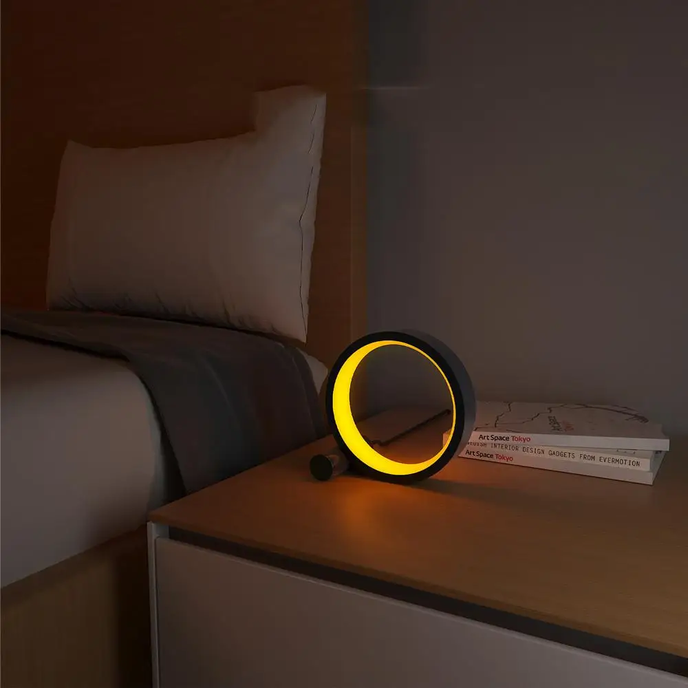 Hiasan kamar ไฟ LED สร้างบรรยากาศสีสันสดใสเหนี่ยวนำจังหวะดนตรีไฟกลางคืน LED อัจฉริยะ