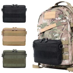 Nylon Tactical Bag Molle Utility Organizer Pouch Vest Waist Storage Bag Waterproof Field Sundries Bag For Outdoor Hunting Gear