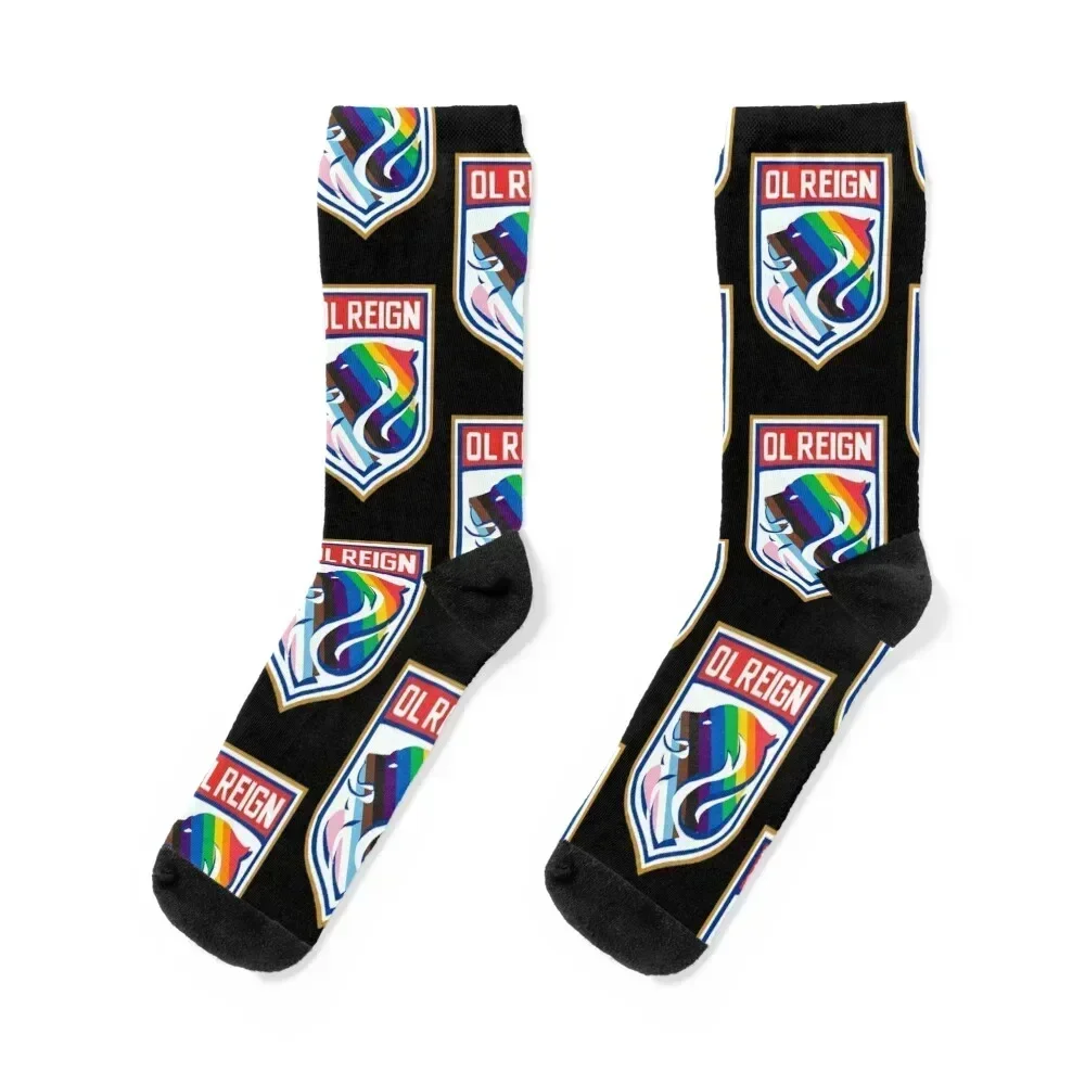 Ol Reign Lion Pride Crest Socks cycling aesthetic man Socks Man Women's