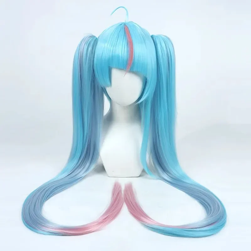 อะนิเมะ Hirogaru Sky!Precure Sora Harewataru คอสเพลย์วิกผม Gilr Lolita Dual Horsetail ความร้อนทนวิกผมสังเคราะห์ Carnival Prop