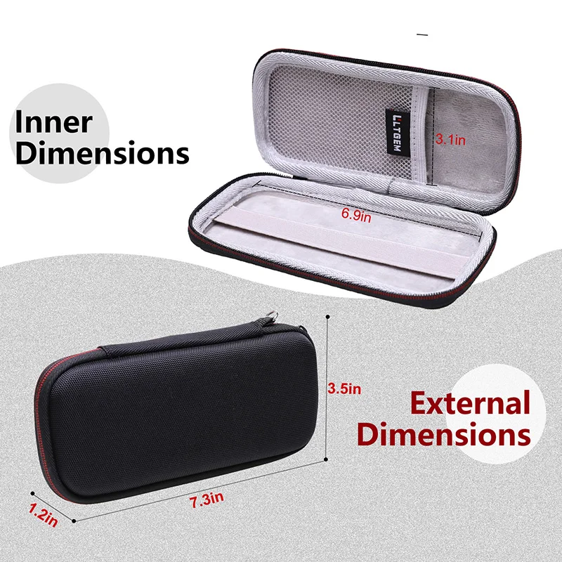 LTGEM EVA Жесткий Чехол для Anker 622 Магнитная батарея MagGo 5000 мАч складное магнитное Беспроводное зарядное устройство дорожная сумка для хранения