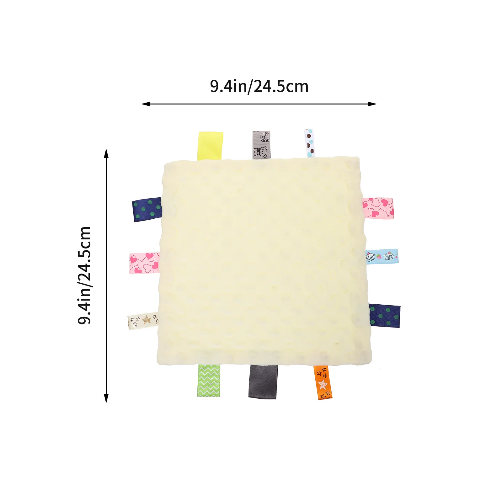 بطانية مهدئة بتصميم علامة كرتونية، لهاية للمواليد الجدد للنوم، منشفة لعاب الأطفال لتخفيف القلق، منشفة للرضع