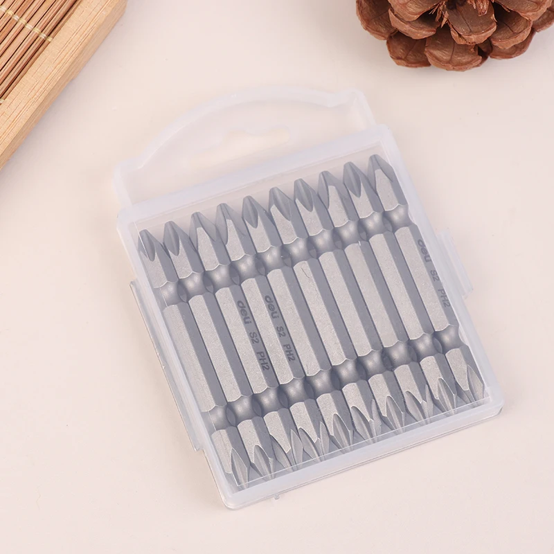 

10pcs Magnetic Screwdriver Bit Set DL6902 PH2 Cross Drill Bit Electric Drill Bit Screwdriver Set For Power Drill
