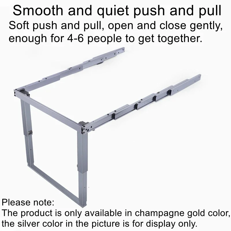 

Расширяемая направляющая для обеденного стола, скрытая складная направляющая для стола, алюминиевый ящик для шкафа, складная фурнитура, аксессуары