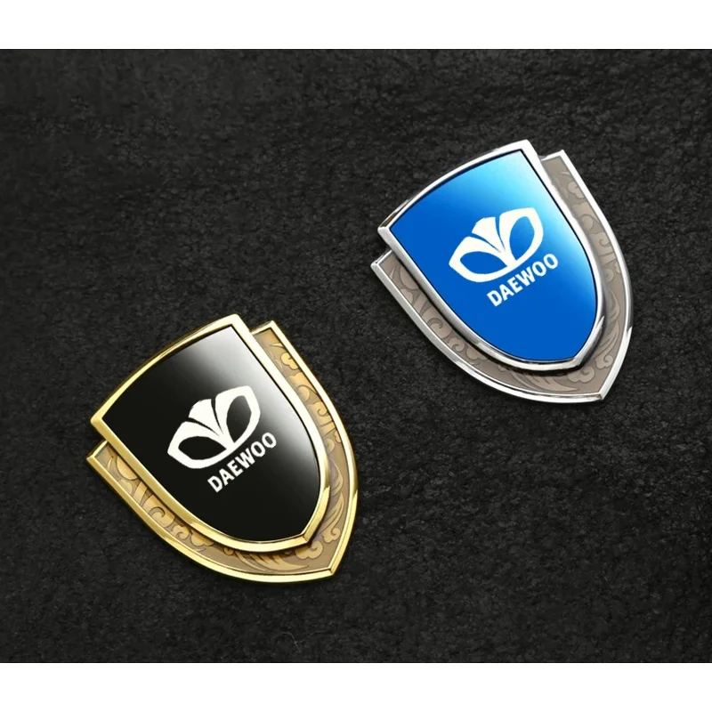 ملصقات سيارات لـ Daewoo ، Adventra ، Aveo ، Damas ، Evanda ، Gentra ، Kalos ، Lacetti ، Lanos ، loglene ، Matiz ، Nexia ، Nubira ، 3 ملحقات DMetal