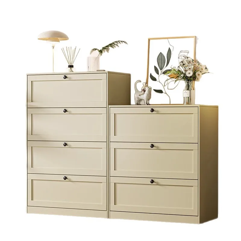 

Wrought iron chest of drawers Bedroom locker Living room Home side cabinet Modern simple steel storage locker