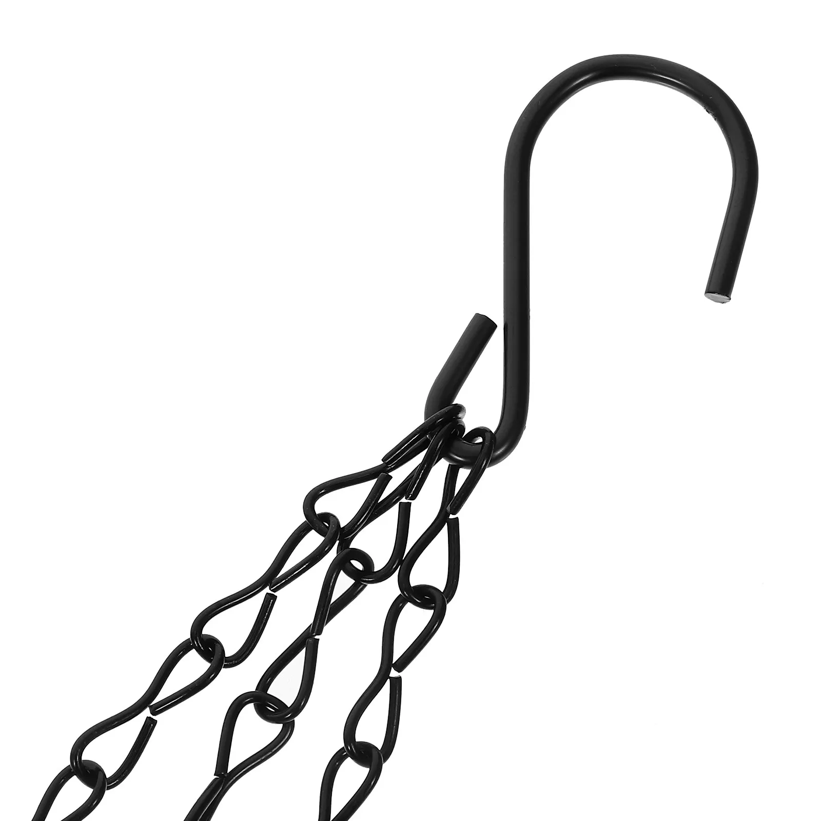 2Pcs Rust Resistant Iron Hanging Chain for Flower Baskets Planters Lanterns Bird Feeders Outdoor Garden Indoor Decor Easy view 5