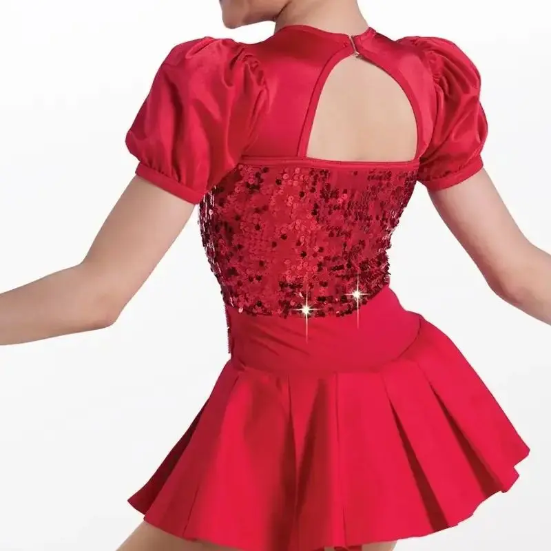 

2025 Customize professional jazz Latin dance costumes in any color performance skirt