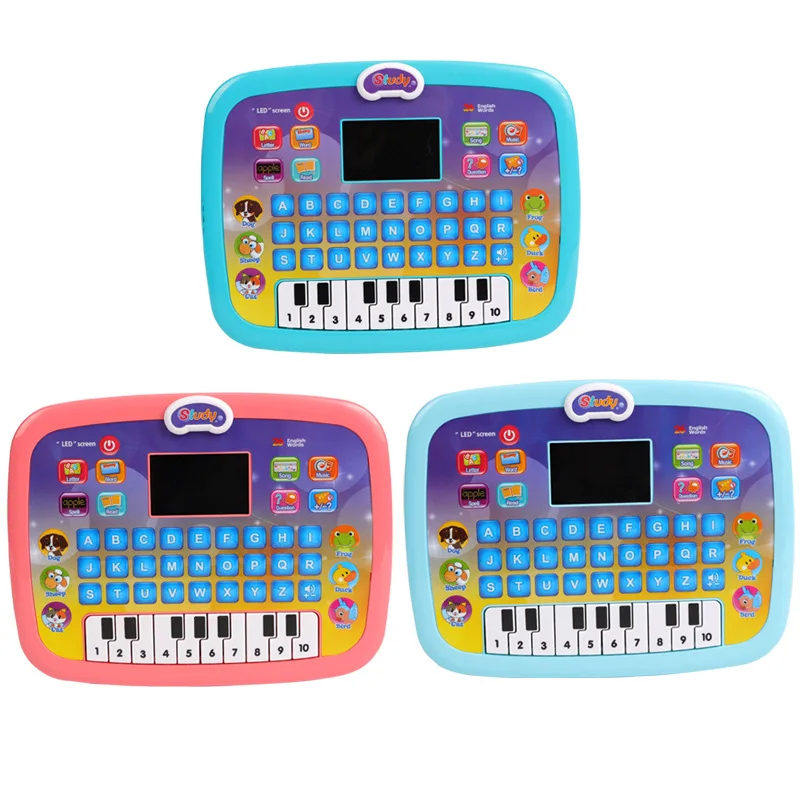 Machine d'apprentissage pour enfants, tablette LED intelligente, apprentissage précoce de l'anglais, Machine d'étude multifonction, cadeaux pour garçons et filles