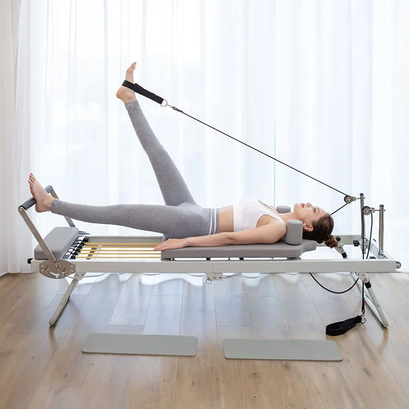 

Durable Portable Adjustable Pilates Core Yoga Fitness Equipment Large Home Folding Pilates Studios Bed Whole Body Health