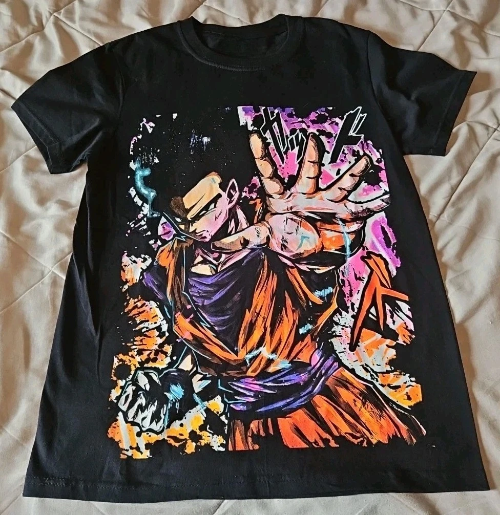 Dragon Ball Z Japanese Anime Printed Men's T-Shirt Goku Boy Children's Harajuku Short Sleeve Kids T-shirt Clothing Tee Tops