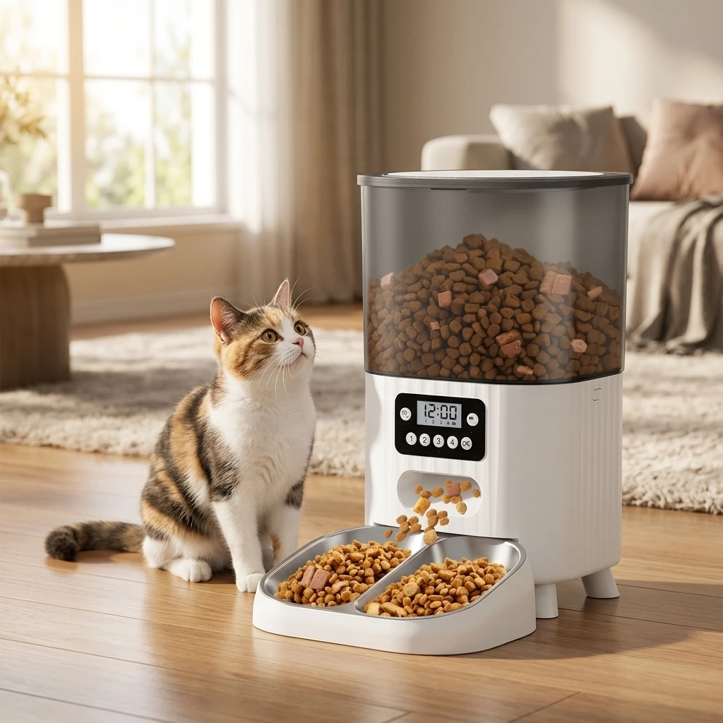 Smart Pet Feeder Camera Wifi - 1 Set Automatic Pet Feeder Smart