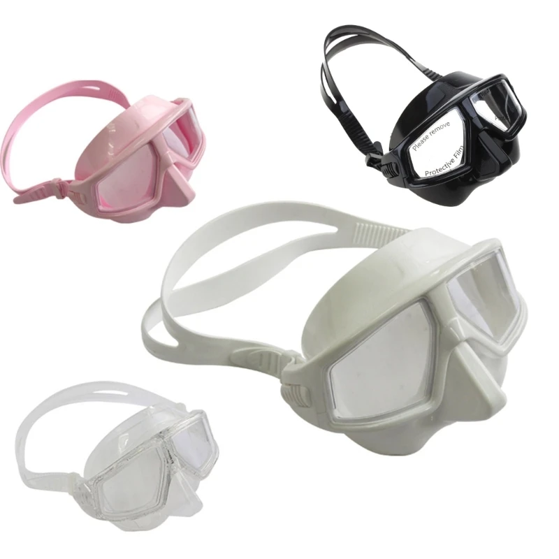 

G92F Diving Anti-Fog Dive Mask Anti-Leak Resin Glass Goggles Professional Snorkeling Gear for Snorkeling Freediving Swim