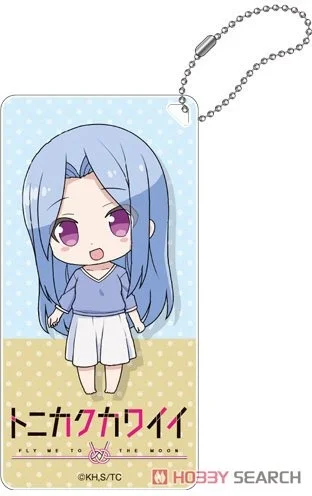 6cm Classic Anime Bag Acrylic KeyRing Anime Fly Me To The Moon Cell Phone Pendant  As A Gift For Fans Exquisite Product Keychain