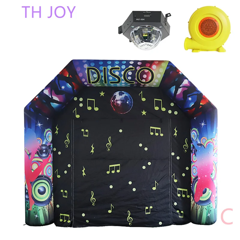 fast air ship to door,customized inflatable nightclub tent outdoor portable disco nightclub with light