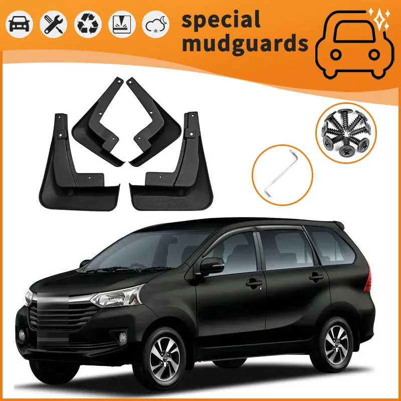 

For 22-24 Toyota Avanza models Mudguards Fender Mudflaps Front Rear Flares Splash Guards Cover Car Accessorie