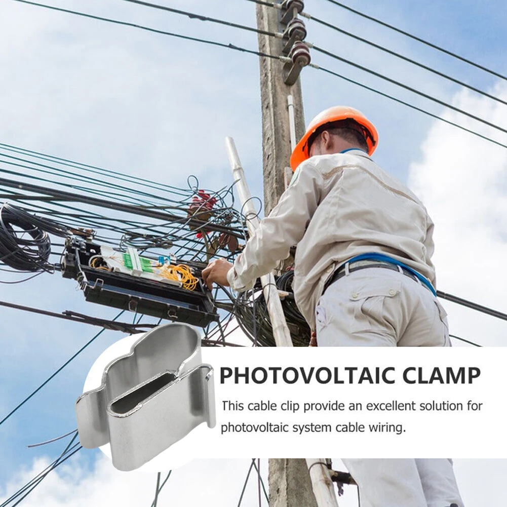 10/30/100 قطعة مقاطع كابلات الألواح الشمسية مقاطع أسلاك الفولاذ المقاوم للصدأ للمنزل وحدات الطاقة الكهروضوئية قوارب الكاياك قوارب الصيد