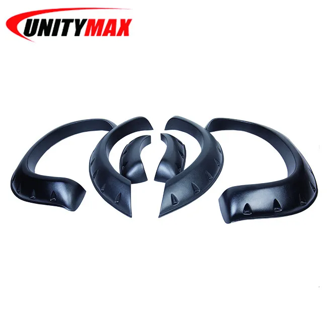 Hot BLACK Fender Flare 4x4 Accessories For Hilux Vigo Fender Off Road Car Arch Fender ABS Material Black Color