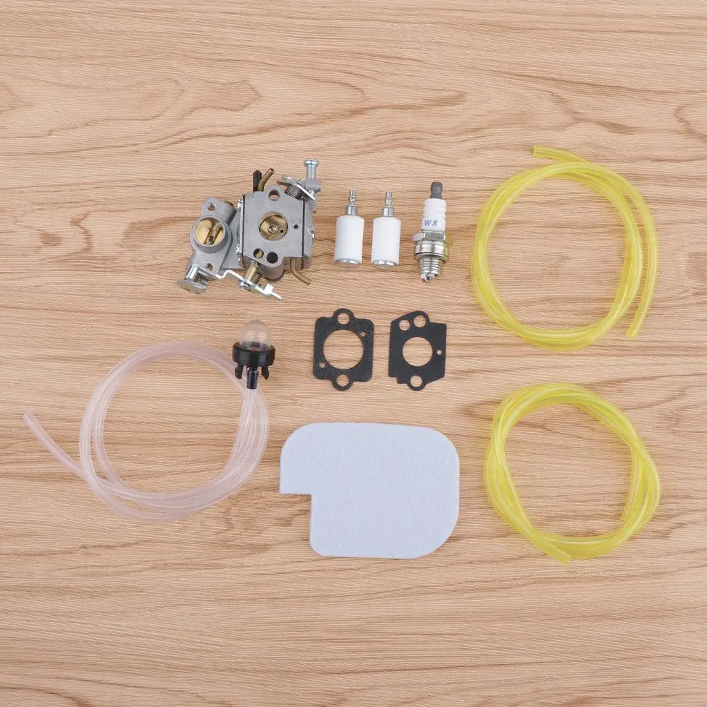 キャブレターキット W-26 W-26C C1M-W26 エアフィルター、スパークプラグ、ガスケット付き